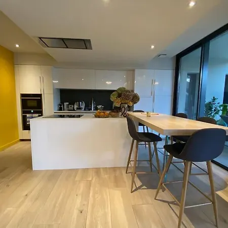 Maison D Architecte Bruges/piscine Chauffee/tram D Villa